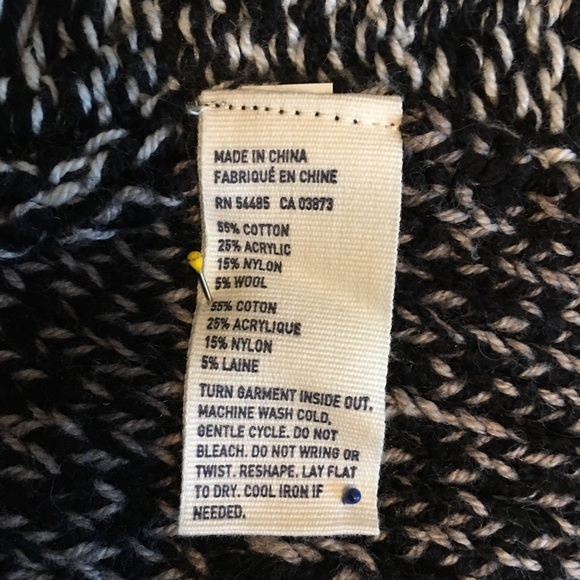 NWT American Eagle Outfitters Mixed Marl Knit Pullover Sweater, size Large 🖤 - Picture 9 of 10